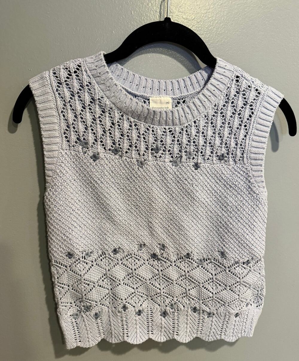 Abercrombie Kids Sweater Vest - Girls' Size 9/10 - Picture 1 of 6